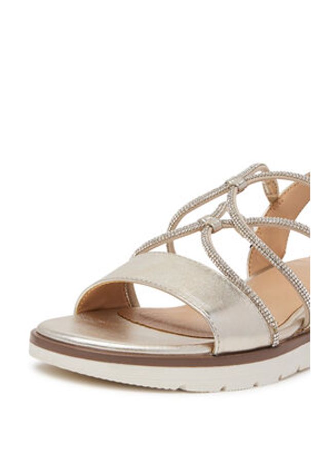 Clara Barson Sandały WS6306-02 Złoty. Kolor: złoty. Materiał: materiał