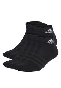 Adidas - Cushioned Sportswear Ankle Socks 6 Pairs. Kolor: biały, wielokolorowy, czarny. Materiał: materiał