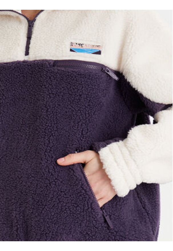 Lacoste Polar SF5266 Granatowy Oversize. Kolor: niebieski. Materiał: syntetyk