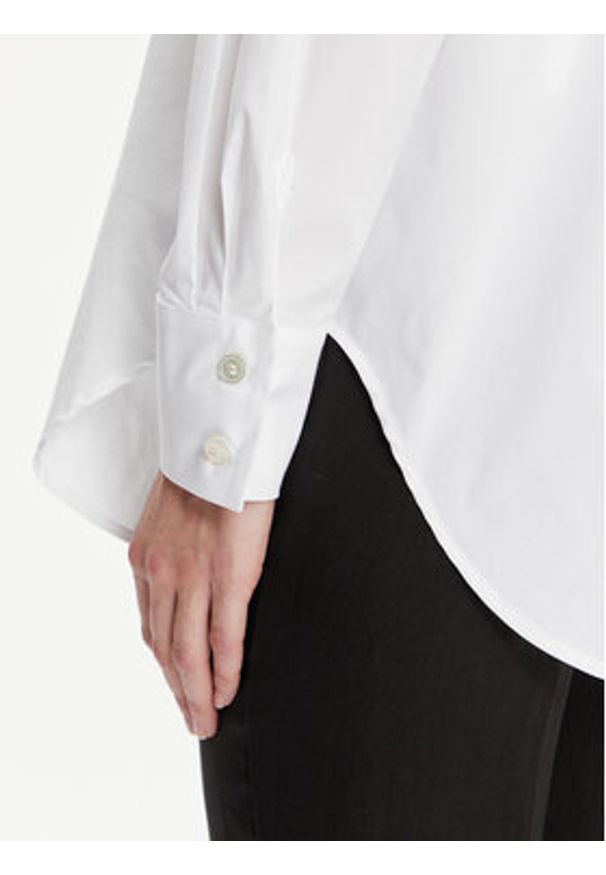 Marella Koszula Elam 2413111121 Biały Regular Fit. Kolor: biały. Materiał: bawełna