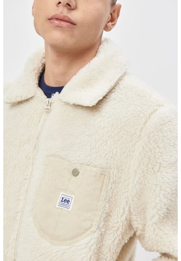 Lee - LEE 91B SHERPA JACKET MĘSKA KURTKA PRZEJŚCIOWA SHERPA L87RNXNQ 112322400
