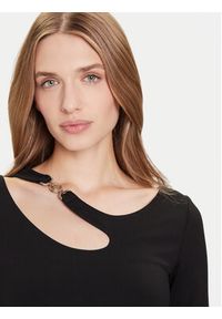 Guess Bluzka W5BP18 KC7M2 Czarny Slim Fit. Kolor: czarny. Materiał: syntetyk #3