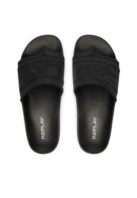 Replay - REPLAY Klapki GMF1A .000.C0078S Czarny. Kolor: czarny. Materiał: syntetyk #6