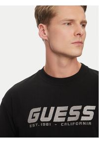 Guess T-Shirt 171871 Czarny Classic Fit. Kolor: czarny. Materiał: bawełna #4