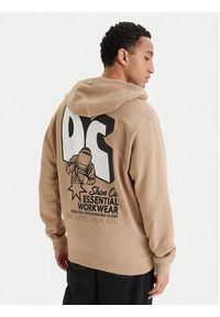 DC Shoes Bluza Anodized EDYSF03267 Beżowy Regular Fit. Kolor: beżowy. Materiał: bawełna #5