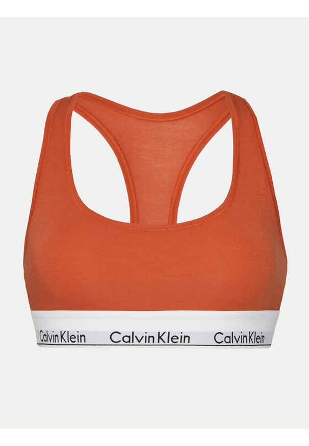 Calvin Klein Underwear Biustonosz top 0000F3785E Czerwony. Kolor: czerwony. Materiał: bawełna