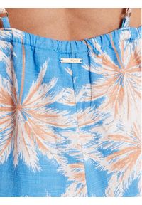 Roxy Kombinezon Never Ending Summer ERJX603348 Błękitny Regular Fit. Kolor: niebieski. Materiał: bawełna #3