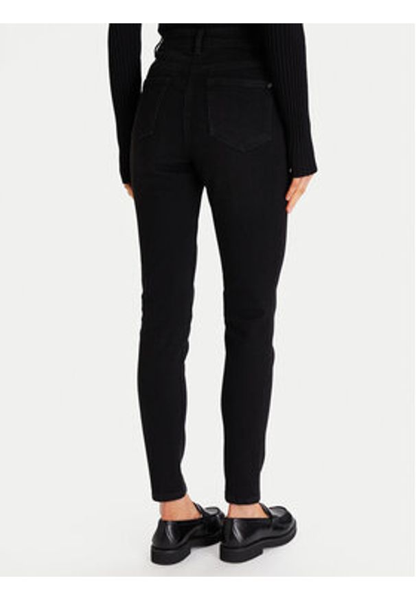Morgan Jeansy 252-PAVI Czarny Slim Fit. Kolor: czarny