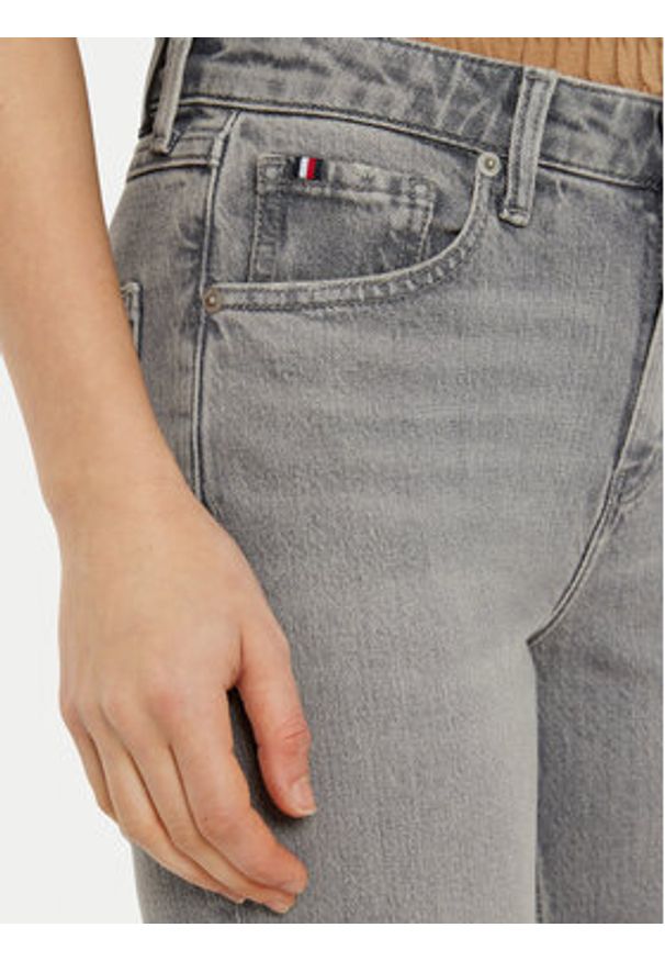 TOMMY HILFIGER - Tommy Hilfiger Jeansy Classic WW0WW43704 Szary Straight Fit. Kolor: szary