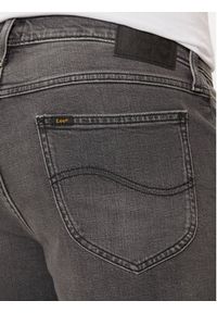 Lee Szorty jeansowe Rider 112349328 Szary Slim Fit. Kolor: szary. Materiał: jeans #5