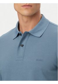BOSS Polo Pallas 50553564 Niebieski Regular Fit. Typ kołnierza: polo. Kolor: niebieski. Materiał: bawełna #3