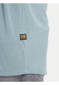 G-Star RAW - G-Star Raw T-Shirt Lash D16396-2653 Niebieski Regular Fit. Kolor: niebieski. Materiał: bawełna #3