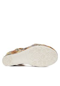 Laura Vita Sandały Facdiao 42 Żółty. Kolor: żółty. Materiał: skóra #3