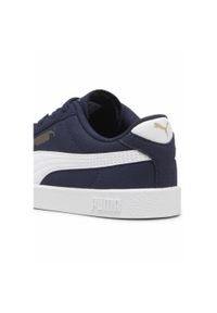 Puma - Dziecięce sneakersy PUMA Club II PUMA Navy White Gold Blue. Kolor: niebieski, wielokolorowy, biały. Sport: bieganie #1
