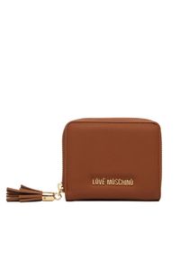Love Moschino - LOVE MOSCHINO Portfel JC5689PP1OKD0200 Brązowy. Kolor: brązowy. Materiał: skóra #1