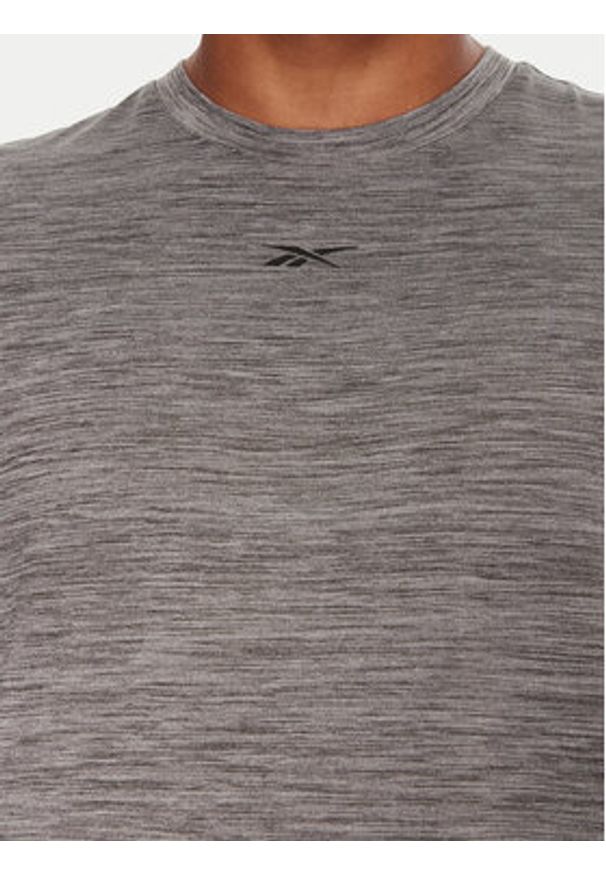 Reebok T-Shirt RK25178CCM Szary Standard Fit. Kolor: szary