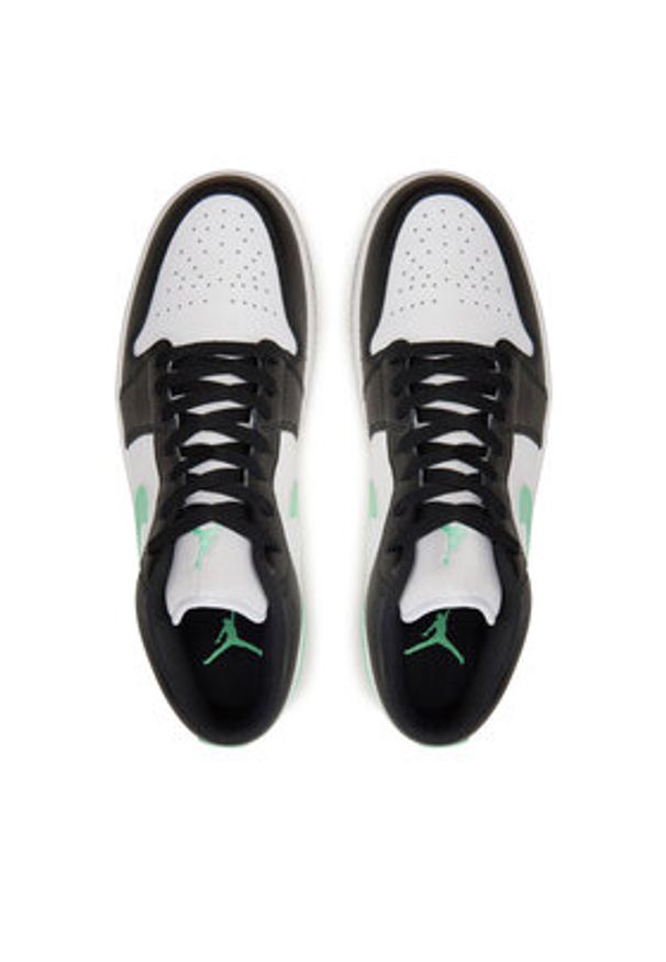 Nike Sneakersy Jordan 1 Low 553558 131 Biały. Kolor: biały. Materiał: skóra