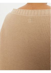 Pinko - PINKO Sweter Spiga 102803 A1KP Beżowy Regular Fit. Kolor: beżowy. Materiał: bawełna #2