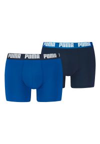 Bokserki męskie Puma Everyday Basic 2p. Kolor: niebieski, wielokolorowy, biały