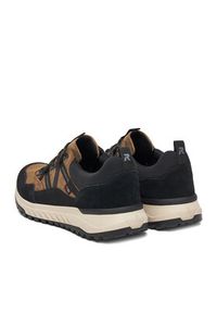 Rieker Sneakersy U0104-20 Brązowy. Kolor: brązowy. Materiał: zamsz, skóra #5