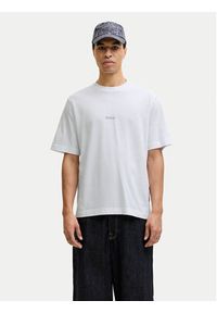 Jack & Jones T-Shirt Club 12289842 Biały Relaxed Fit. Kolor: biały. Materiał: bawełna #7