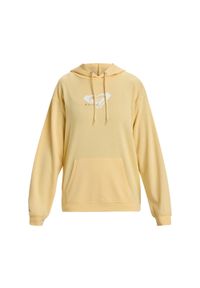 Roxy - Bluza z kapturem dla Kobiety SURF STOKED. Typ kołnierza: kaptur. Kolor: żółty. Materiał: materiał, poliester, bawełna. Sezon: zima
