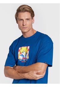 Vans T-Shirt SAILOR MOON Graphic VN0000A6 Niebieski Classic Fit. Kolor: niebieski. Materiał: bawełna #3