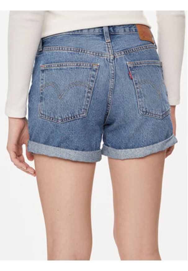 Levi's® Szorty jeansowe 501® Rolled 29961-0035 Niebieski Relaxed Fit. Kolor: niebieski. Materiał: bawełna