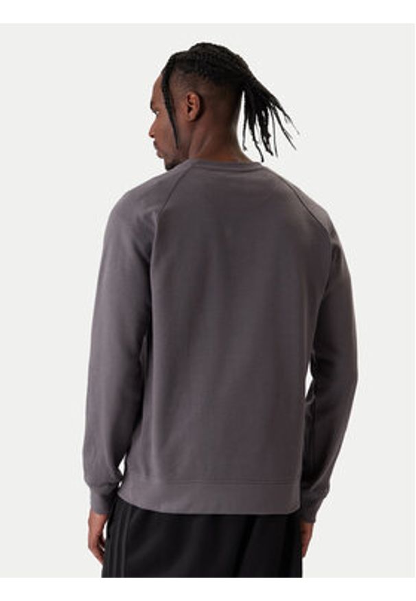 Adidas - adidas Bluza Trefoil Essentials JW3598 Szary Regular Fit. Kolor: szary. Materiał: bawełna