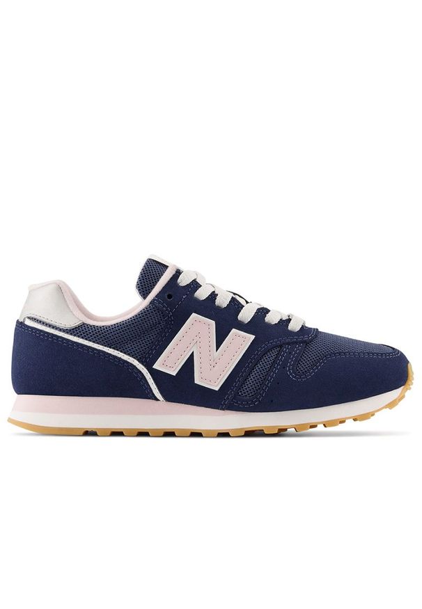 Buty New Balance WL373OA2 - granatowe. Okazja: na co dzień. Kolor: niebieski. Materiał: guma, skóra, zamsz, materiał, syntetyk. Szerokość cholewki: normalna. Model: New Balance 373