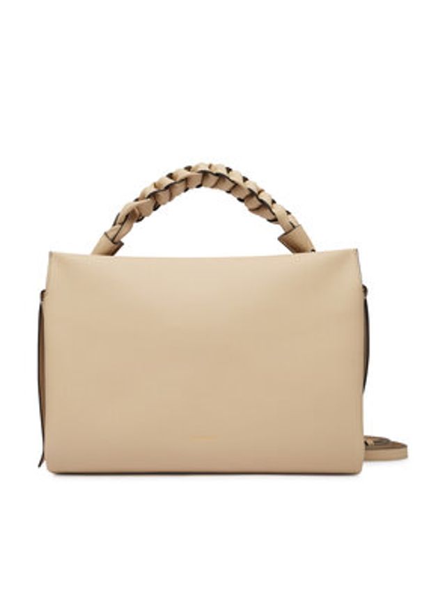 Coccinelle Torebka M250 Boheme Grana Double E1 M50 19 02 01 Beżowy. Kolor: beżowy. Materiał: skórzane