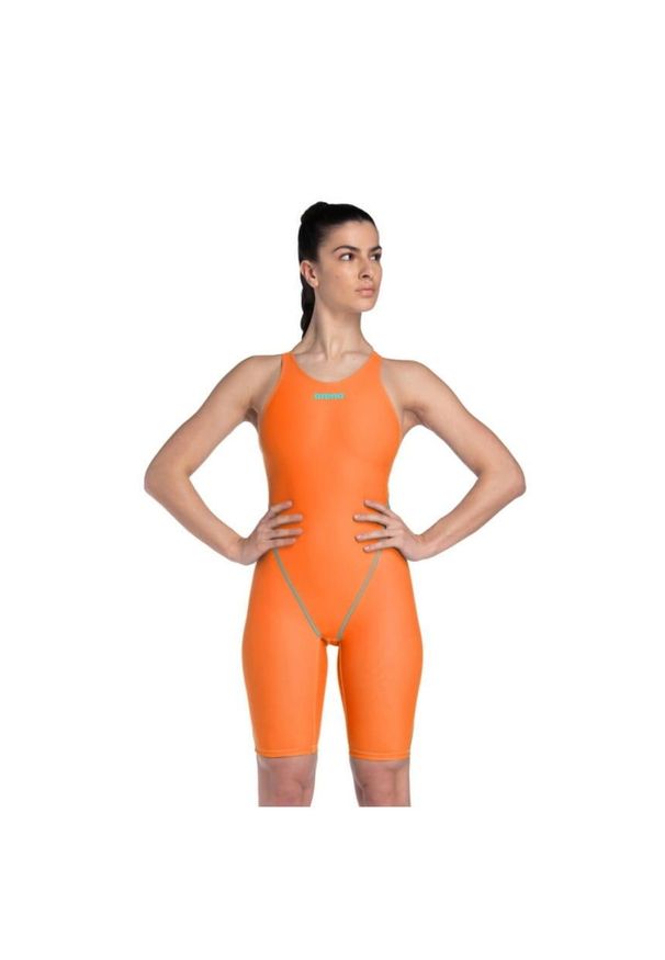 Strój startowy Arena Powerskin ST NEXT Damski Open Back Orange LE UK 30. Kolor: pomarańczowy