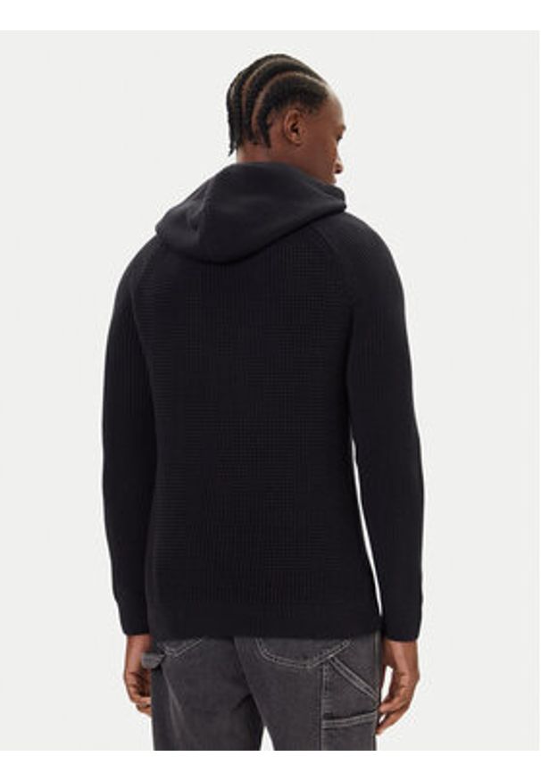 JOOP! Jeans Sweter 15 JJK-18Harrio 30049660 Czarny Modern Fit. Kolor: czarny. Materiał: bawełna