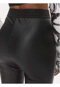 Versace Jeans Couture Legginsy 76HAC101 Czarny Skinny Fit. Kolor: czarny. Materiał: syntetyk #4
