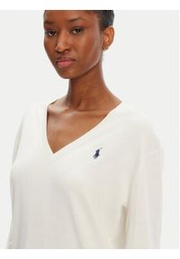 Polo Ralph Lauren Sweter 211972105002 Écru Straight Fit. Typ kołnierza: polo. Materiał: bawełna #5