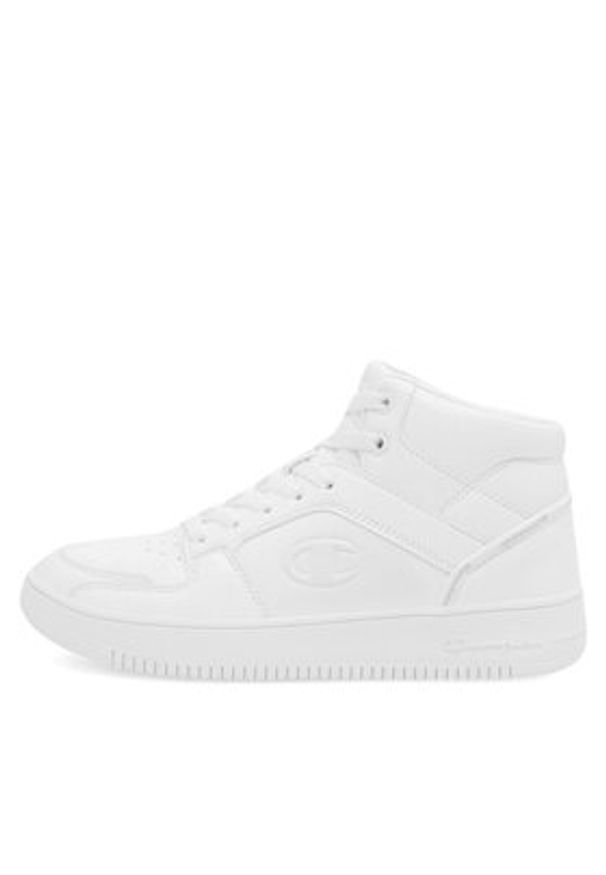 Champion Sneakersy Rebound 2.0 Mid Cut S S11471-WW007 Biały. Kolor: biały. Materiał: skóra