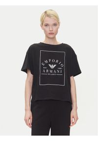 Emporio Armani Underwear T-Shirt EW000553 AF10887 UC001 Czarny Loose Fit. Kolor: czarny. Materiał: bawełna