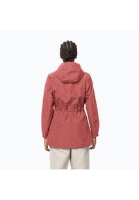 Kurtka przeciwdeszczowa damska Jack Wolfskin Dakar Parka. Kolor: różowy