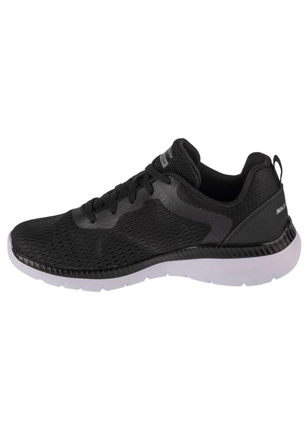 skechers - Buty do chodzenia damskie Skechers Dynamight 20. Zapięcie: sznurówki. Kolor: czarny. Materiał: materiał, syntetyk, tkanina. Szerokość cholewki: normalna. Sport: turystyka piesza