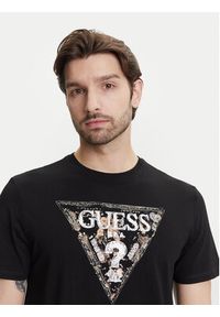 Guess T-Shirt M5YI15 I3Z14 Czarny Regular Fit. Kolor: czarny. Materiał: bawełna #5