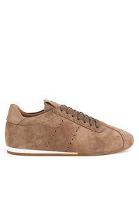 Gino Rossi Sneakersy AYA-110125 Brązowy. Kolor: brązowy. Materiał: zamsz, skóra #6