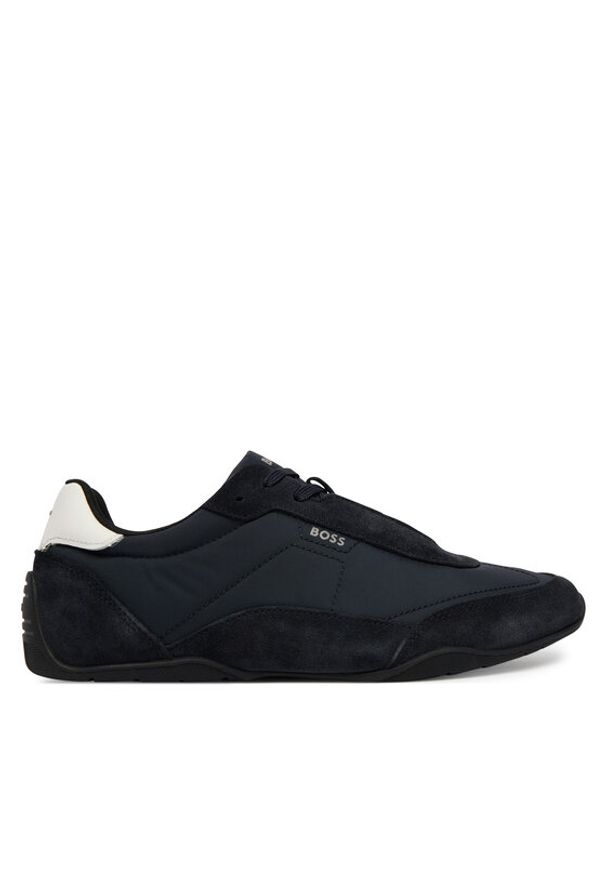 BOSS Sneakersy Jaylen Lowp 50563894 Granatowy. Kolor: niebieski. Materiał: skóra