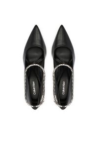 Calvin Klein Szpilki Ess Stiletto Hdw Chain Lth 90 HW0HW02718 Czarny. Kolor: czarny. Materiał: skóra. Obcas: na szpilce #2