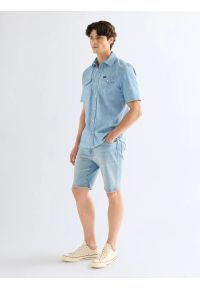 Wrangler - MESKIE SZORTY WRANGLER TEXAS SHORTS AGED BLUE 112378432 #7