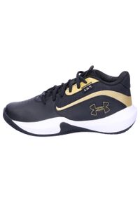 Dziecięce buty halowe Under Armour Grade School Lockdown 7. Kolor: wielokolorowy, żółty, czarny. Szerokość cholewki: normalna. Sport: koszykówka #2