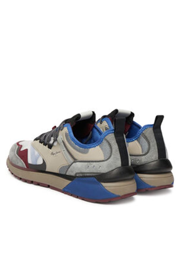 Pepe Jeans Sneakersy Stoke Sport M PMS600013 Szary. Kolor: szary. Materiał: materiał