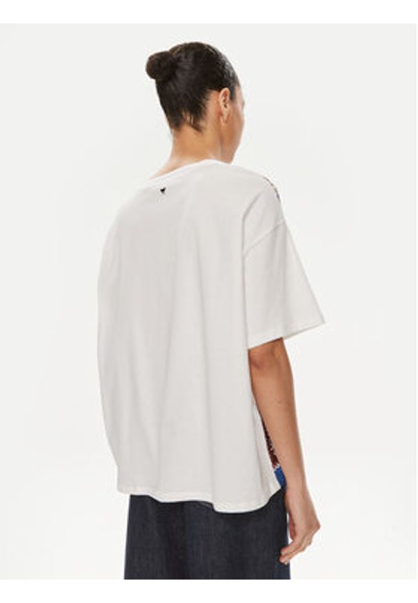 Weekend Max Mara T-Shirt Malaga 2415941112 Kolorowy Relaxed Fit. Materiał: bawełna. Wzór: kolorowy