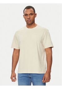 Pepe Jeans T-Shirt Jacko PM508664 Beżowy Regular Fit. Kolor: beżowy. Materiał: bawełna