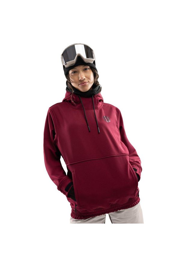 SIROKO - Kurtka snowboardowa damska W1-W Groenland. Kolor: brązowy. Materiał: materiał, softshell. Sport: snowboard
