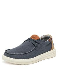 Quiksilver Półbuty WADE-02 Granatowy. Kolor: niebieski. Materiał: materiał #7